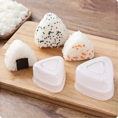 Acessórios de cozinha molde de sushi triângulo máquina de sushi molde ferramenta de sushi onigiri arroz bola bento máquina molde