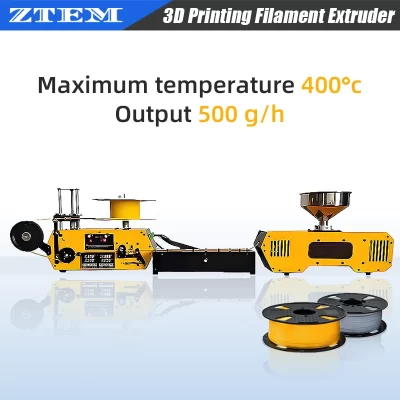 Extrusora ht400, fabricante de filamento 3d, desktop automático, consumíveis de impressão 3d, extrusora para impressão 3d, filamento pla petg pa abs