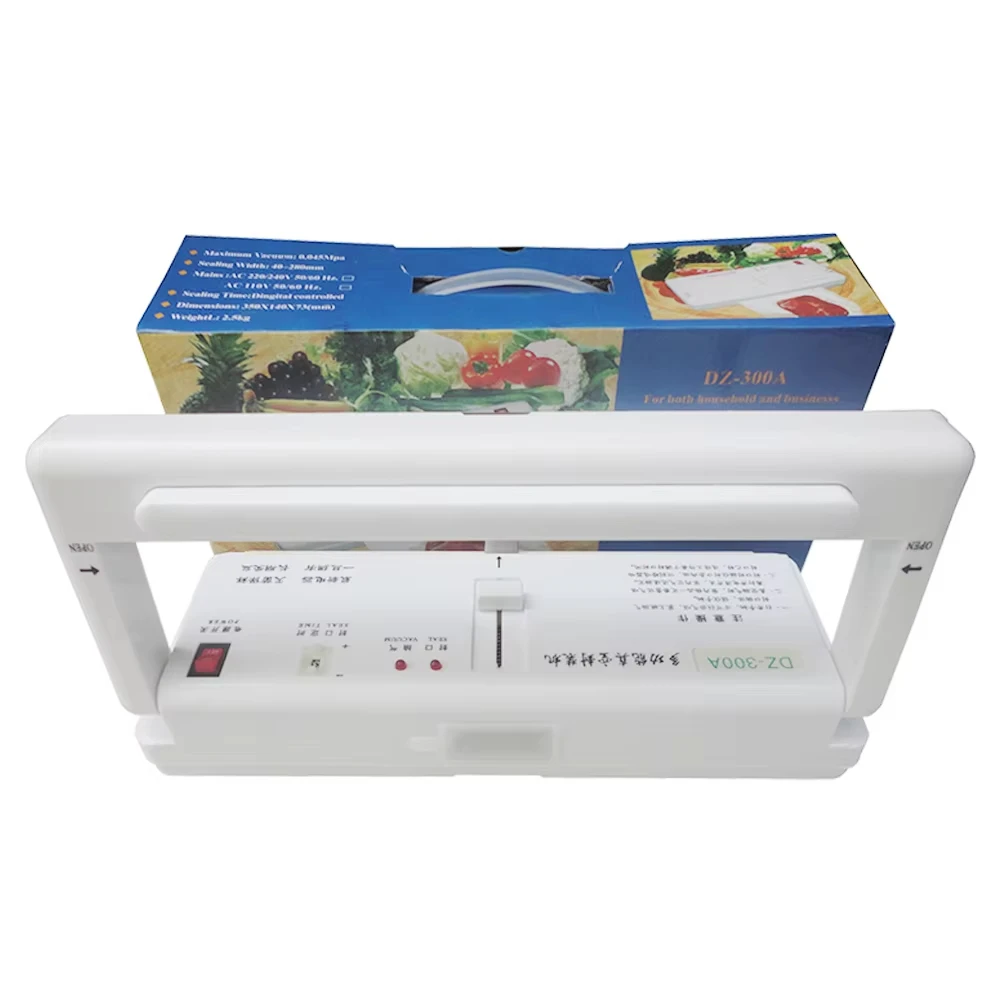 Nova máquina elétrica comercial doméstica seladora a vácuo de alimentos usada para embalagem de produtos secos equipamentos de vedação de cozinha 220v - Image 4
