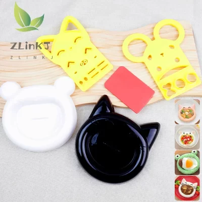 1 conjunto bonito dos desenhos animados em forma de crianças bento sushi nori arroz molde decoração faca bento máquina sanduíche ferramentas diy acessórios cozinha