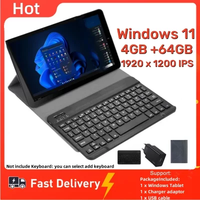 New Arrival 10.1 INCH 4GB DDR RAM 64GB ROM AR40 WINDOWS 11 Tablet PC N3350 CPU 1920 x 1200 IPS HDMI-Compatible WIFI Quad Core