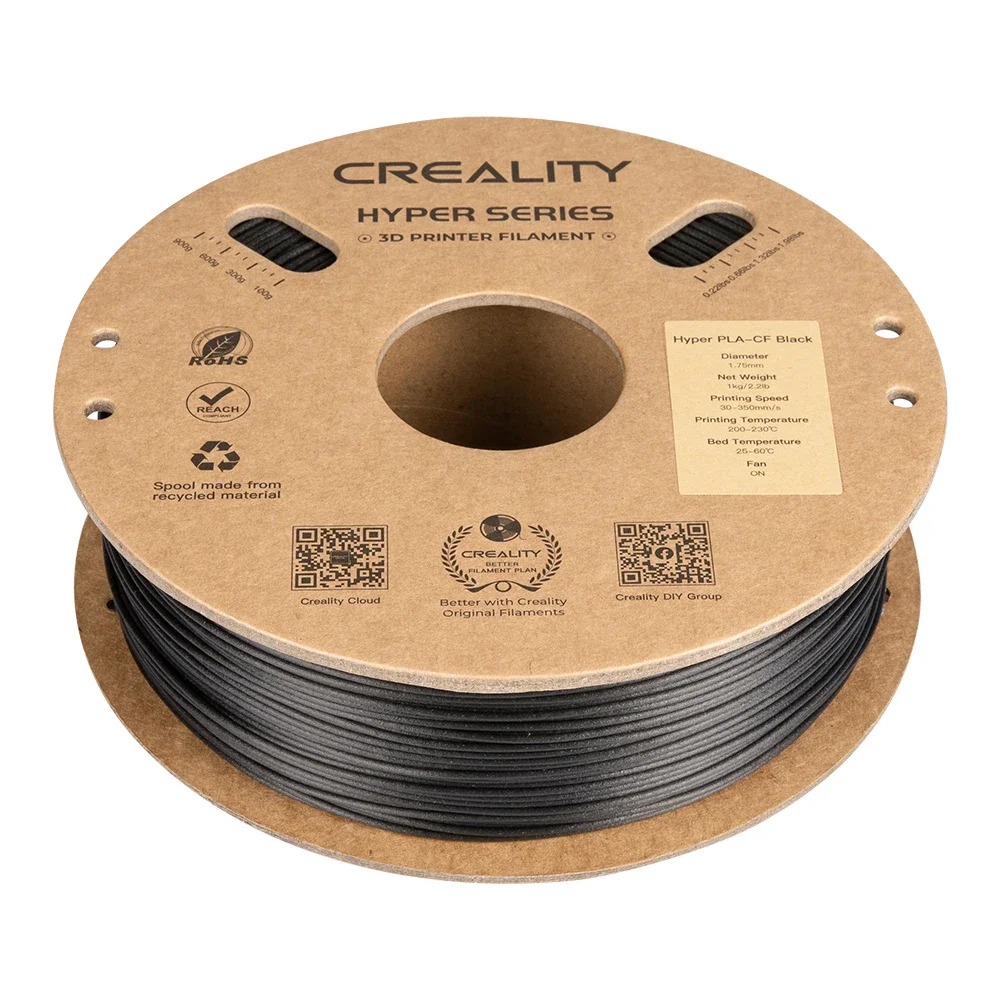 Creality hyper PLA-CF filamento de impressora 3d com acabamento fosco para k1c/k1 max 1.75mm 1.0kg 300 mm/s velocidade de impressão materiais de impressão 3d - Image 3
