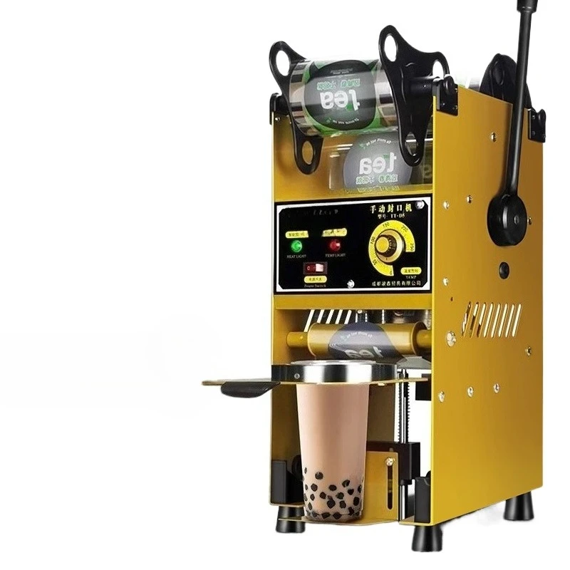 Máquina seladora de bebidas de copo 220V Máquina seladora de loja de chá de leite semiautomática comercial - Image 4