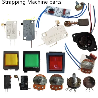 Universal Semiautomática Strapping Machine, Embalagem Microswitch, Potenciômetro, Sensor De Controle De Temperatura