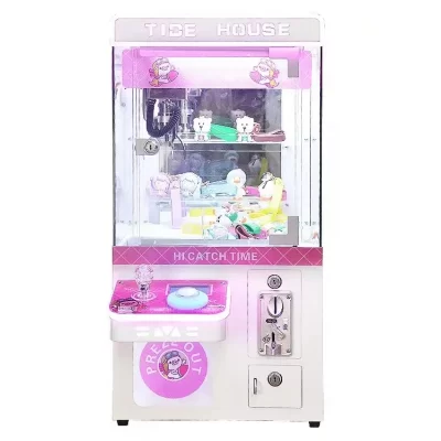 Máquina de venda automática de garra operada por moedas Mini máquina de jogo infantil