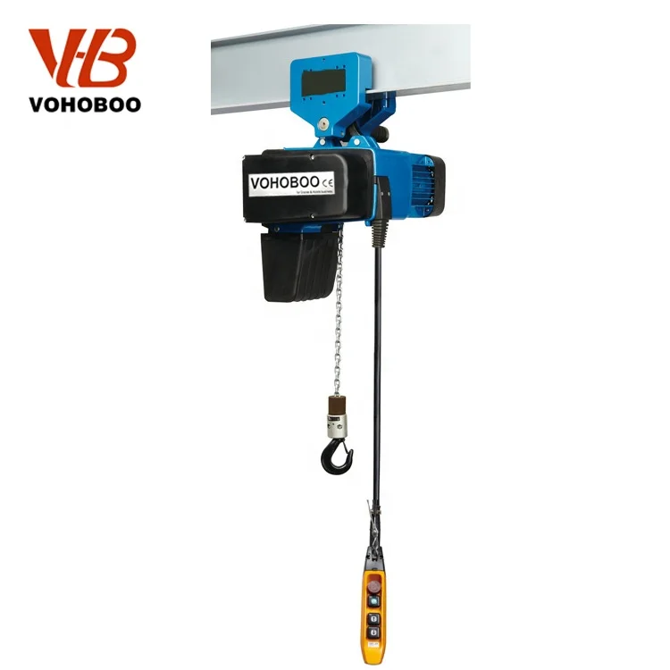 Safest Lifting European Standard 1Ton 5Ton HH Electric Chain Hoists With Inverter Remote Control - Image 4
