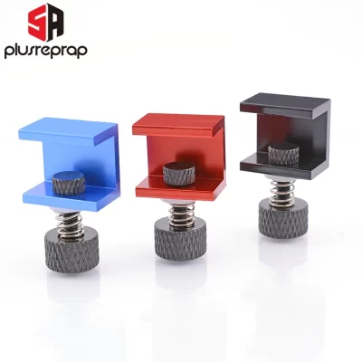 Primavera Ajustável Bed Clip Heatbed Clamp para Anycubic Mega S Chiron CR10 Ender-3 Construir Plataforma Vidro Retainer