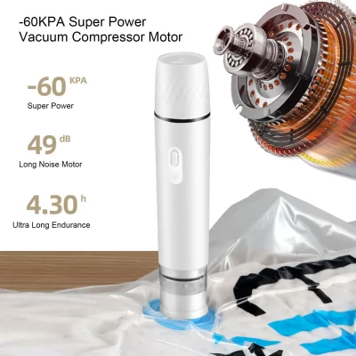Bomba de ar elétrica bomba de ar elétrica portátil aferidor do vácuo sem fio máquina de selagem ferramenta para armazenamento de alimentos bomba de ar aferidor do vácuo