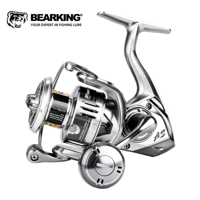 Bearking marca nova chegada carretel de pesca de água salgada fiação 1000-6000 9 + 1bb 5.2:1 arrasto máximo 10-20kg carretéis à prova de água
