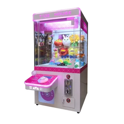 Novo mini clipe boneca máquina de moedas domésticas presentes mercado noturno tenda quadrado videogame entretenimento da cidade