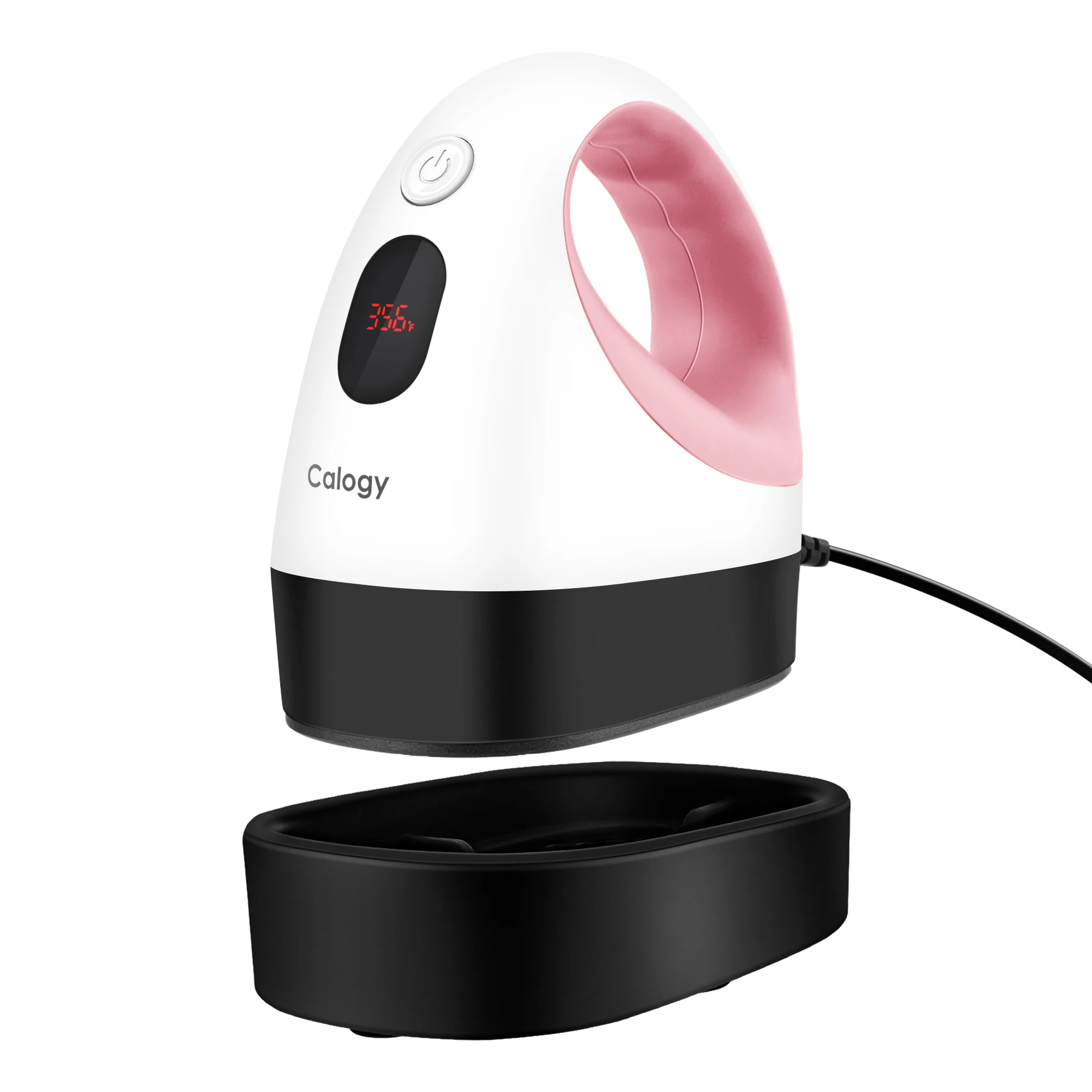 Calogy Mini prensa térmica, máquina de transferência de calor, controle de temperatura constante, base de segurança isolada