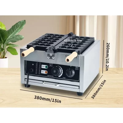 Máquina elétrica comercial de bola de waffle com corda de bolha, restaurante, sobremesa, lanche, bar, equipamento para uso doméstico
