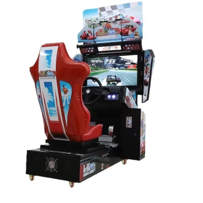 Ao redor do carro de corrida grande simulação máquina de jogo de corrida motocicleta videogame equipamento de boneca da cidade