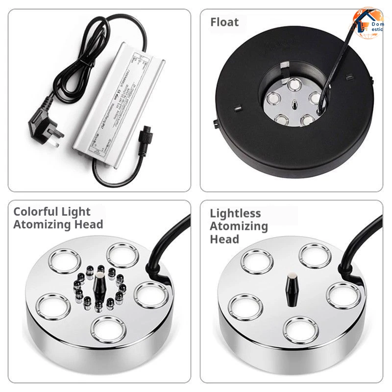 Umidificador ultrassônico de 3/5 cabeças, dc24v, gerador de névoa, fonte de água, lago, nebulizador de ar - Image 5