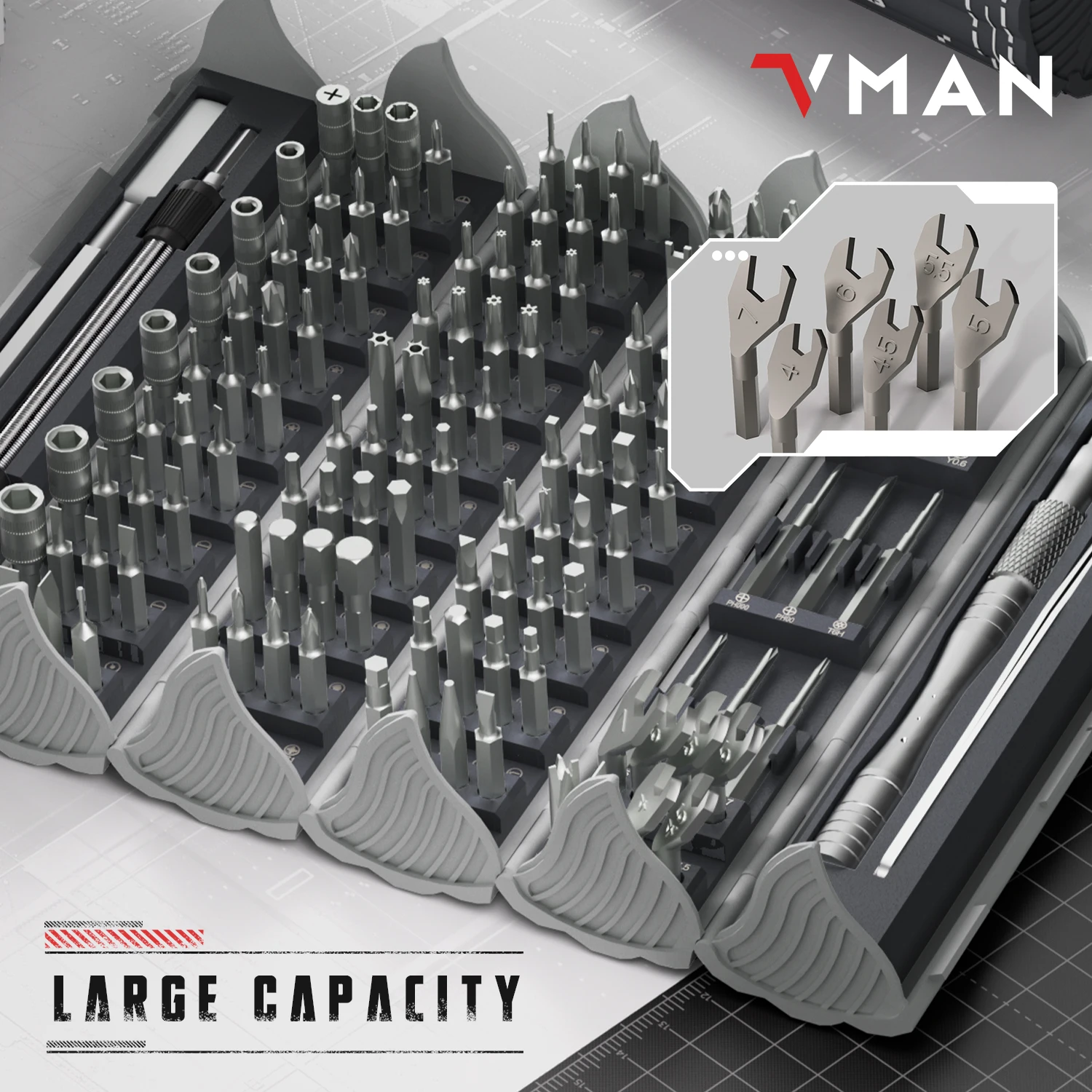 Precision Screwdriver Set for Men, Professional Magnetic Repair Tool Kit, computador, câmera, celular, iPhone, Etc., Presente, 128 em 1 - Image 4