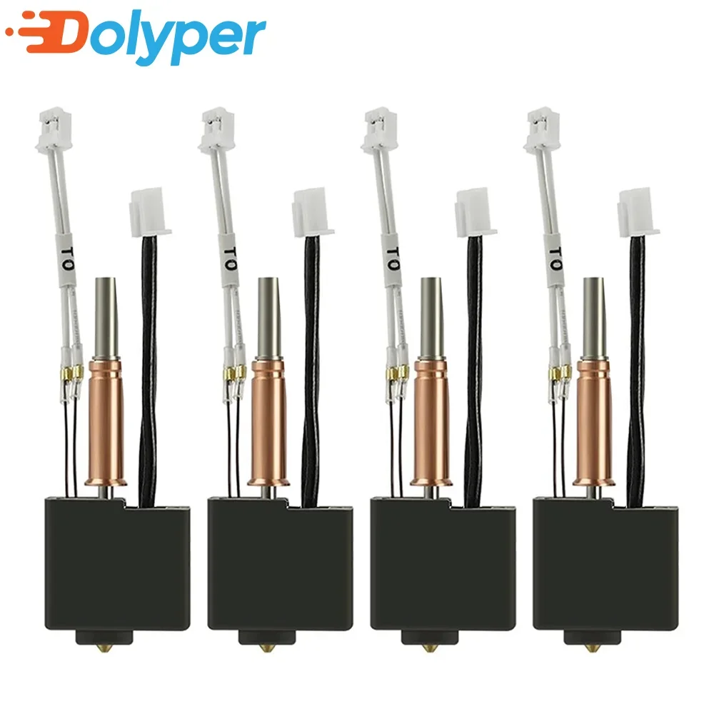 1-5 conjunto para anycubic kobra 3 combo hotend com bico de quebra de calor termistor bloco aquecedor de garganta para anycubic kobra3 cabeça de impressão