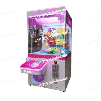 Novo mini clipe boneca máquina de moedas do agregado familiar presentes noite mercado tenda videogame cidade entretenimento