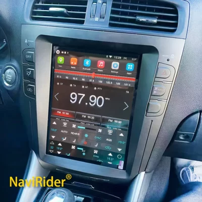 Android 13 Car Radio Multimedia Video Player, GPS CarPlay, Unidade de Cabeça, Android 13 Tela, 256GB, Estéreo, Lexus IS250, 2009, 2007, 2009, 2010, IS220