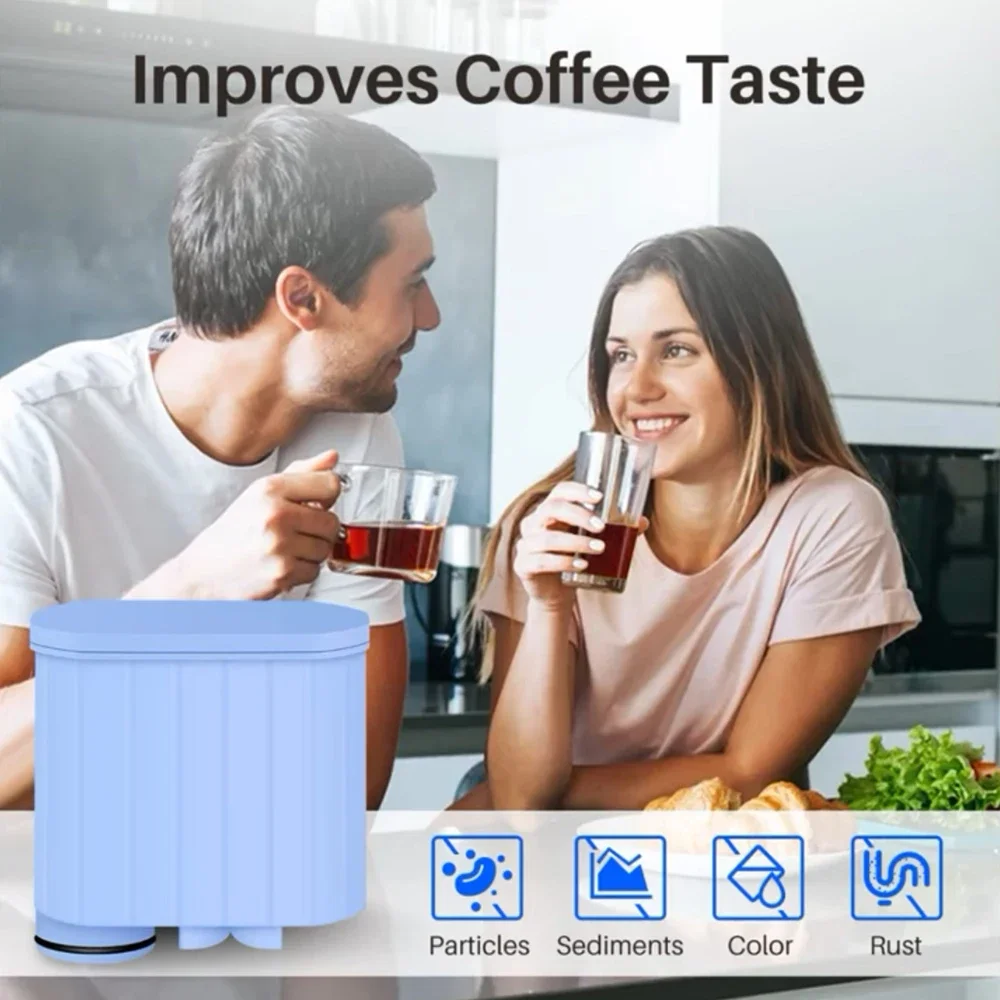 Atualização do filtro de água da máquina de café Saeco para AquaClean Series CA6903 10 00 47 Cartucho anti-escala de alta eficiência - Image 5