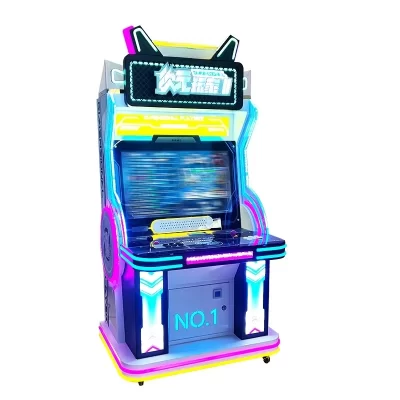 Console de jogos de combate operado por moedas de 32 polegadas, console de jogos de fliperama e console de vídeo