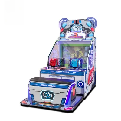 Grande videogame cidade louco tiro bola tiro crianças interação dupla moeda-operado bola tiro equipamento de diversão