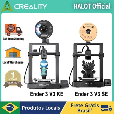 Creality Ender 3 V3 SE / Ender 3 V3 KE Atualizado Sprite Extrusora de acionamento direto Velocidade Eixo X Trilho Linear Auto Nivelamento Impressora 3D