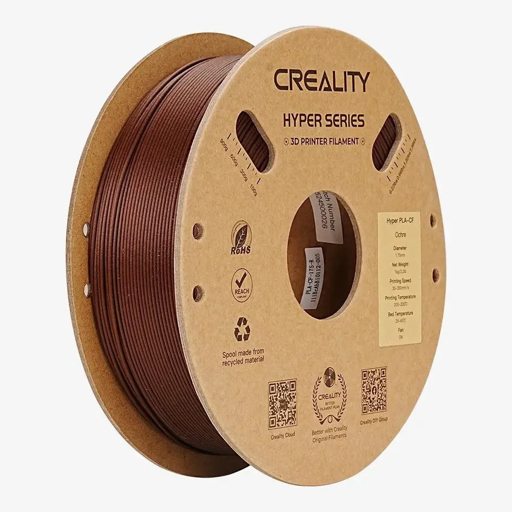 Creality hyper PLA-CF filamento de impressora 3d com acabamento fosco para k1c/k1 max 1.75mm 1.0kg 300 mm/s velocidade de impressão materiais de impressão 3d - Image 4