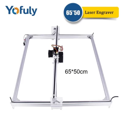 Máquina de gravação cnc 6550, área de trabalho 65*50cm grbl 20w gravador a laser, impressora de logotipo máquina de corte de madeira para metal acrílico