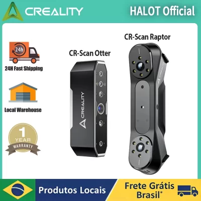 Creality CR-Scan Raptor / CR-Scan Raptor Pro Multi-line Blue & NIR Scanner 3D de Consumo Scanização de Alta Velocidade CR-Scan Otter