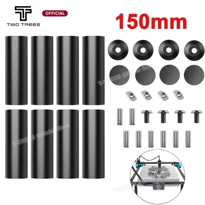 Kit de coluna de aumento Twotrees 150MM para expansão de perna de máquina TTS compatível com 95% de máquina