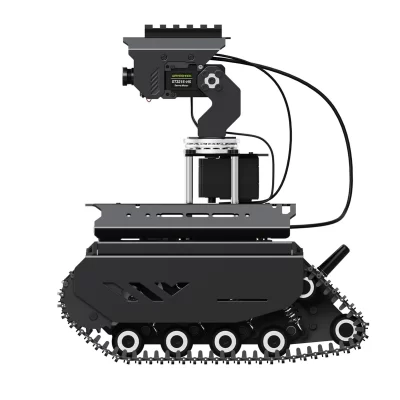 UGV besta PT-AI Kit,Open-source, Off-Road, rastreado AI Robot, Módulo Pan-Tilt, Visão Computacional, Adequado para Raspberry Pi5