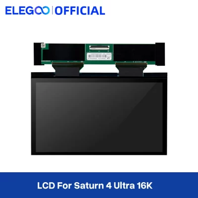 ELEGOO Tela LCD Mono 10 '' 16K com Resolução 15120 × 6230 e Vidro Temperado 9H para Impressora 3D SATURN 4 ULTRA 16K MSLA