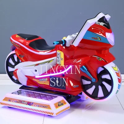 Fengsu motocicleta crianças máquina de jogo de corrida a fichas comercial simulador operado por moedas jogo de corrida louco videogame