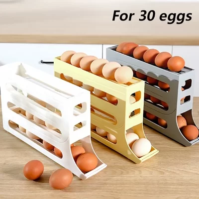 Máquina automática de rolamento de ovos, grande capacidade, quatro camadas, bancada de cozinha, bandeja de ovos, caixa de manutenção fresca, geladeira de armazenamento