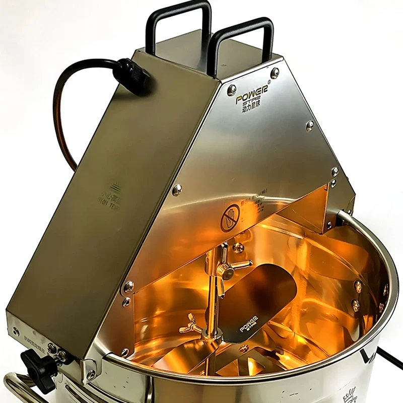 Máquina Automática de Stir Fry, Food Stirrer Pot, Jam Sauce Mixing Wok, Food Stir Fry Machine, 10l, 220V - Image 3