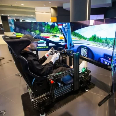 Experiência de corrida completa no atacado Simulador de corrida Sim de alumínio ajustável personalizado para F1 e Rally para jogo de corrida virtual