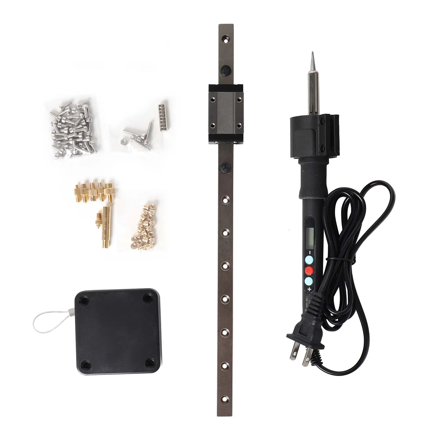 Blurolls furtivo imprensa kit de calor inserção ferramenta imprensa ponta ferro solda rosca inserção térmica porca embutida M2-M8 para peças impressas 3d - Image 2