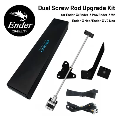 Creality Ender-3 V2 Kit de eixo Z duplo Parafuso de chumbo Haste de parafuso duplo com motor de passo para impressora 3D Ender 3 / Ender-3 Pro/Ender-3 V2