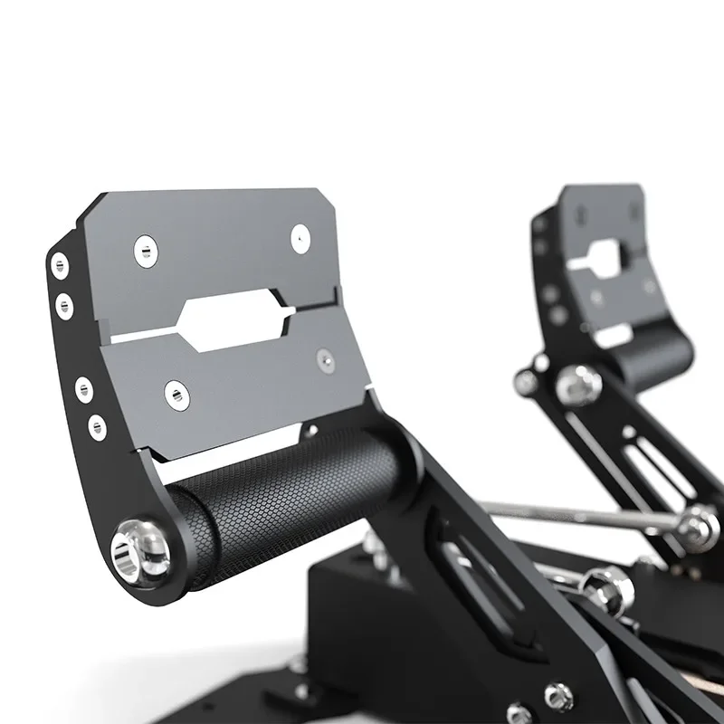 Wufen tecnologia simulação de vôo jogo pé leme amortecimento raptor todo-metal hall sensor freio leme triaxial bobo leme - Image 4
