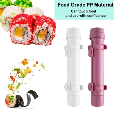 Fabricante de sushi rápido rolo molde de arroz vegetais carne rolando gadgets diy dispositivo de sushi que faz a máquina utensílios de cozinha