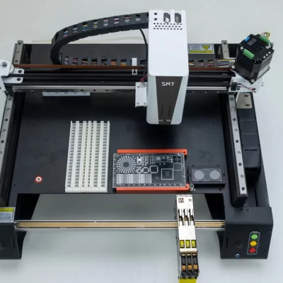 Câmera de visão tripla X5 PRO SMT Pick and Place Machine 220V 110V Desktop Mini Equipamento de montagem de chip automático para PCB