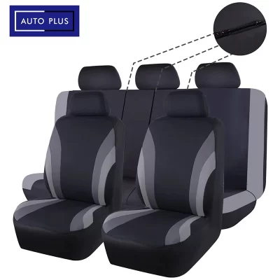 Universal Car Seat Covers Conjunto Completo, Tecido Respirável, Adequado para a maioria dos carros, Acessórios Interior SUV