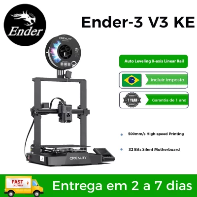 Creality impressora 3d Ender-3-V3 ke 32 bits silencioso placa-mãe atualização sprinte unidade direta extrusora mãos-livres nivelamento automático