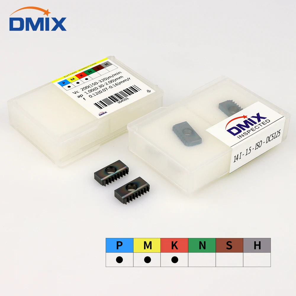 Dmix fresa de rosca, resfriamento interno, pente de rosca multidente, liga de carboneto, faca de rosca sr 14i 21i 30i, inserção de fresagem - Image 4