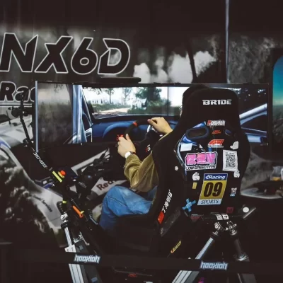 Nooxion Modelo NX6D Plataforma de simulador de direção Simulador de aeronave de 6 eixos Assento de corrida