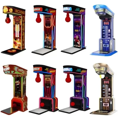 Hit kick boxing machine preço venda máquina de fliperama jogos operados por moedas máquina de perfuração de jogo de boxe eletrônico para venda