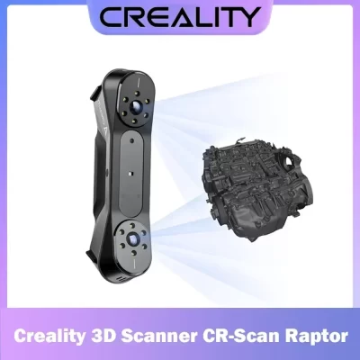Creality 3D Scanner CR-Scan Raptor 0,02 mm Precisão 60fps Velocidade de digitalização Impressão 3D Digitalização portátil Laser azul Scanner de luz NIR
