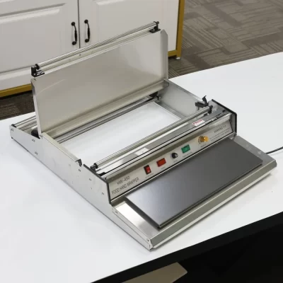 Máquina comercial de embalagem de alimentos para embalagem de plástico de paletes HW-450