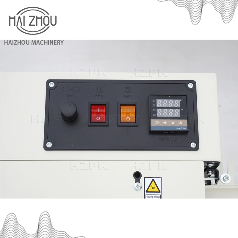 Haizhou mini máquina de selagem de banda contínua para impressão de data e codificação de saco plástico mesa tamanho pequeno FR-400 - Image 6