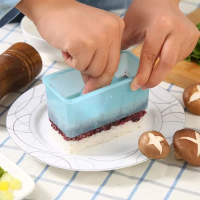 Musubi fabricante imprensa sushi fazendo kit retangular sushi molde antiaderente havaiano spam musubi kamab onigiri acessórios de cozinha
